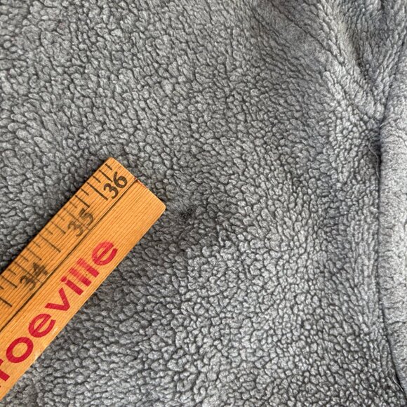 Columbia Full Zip Sweater Womens XL Zip Pockets Fleece Cinch Soft Gray Drawcords - Picture 6 of 6